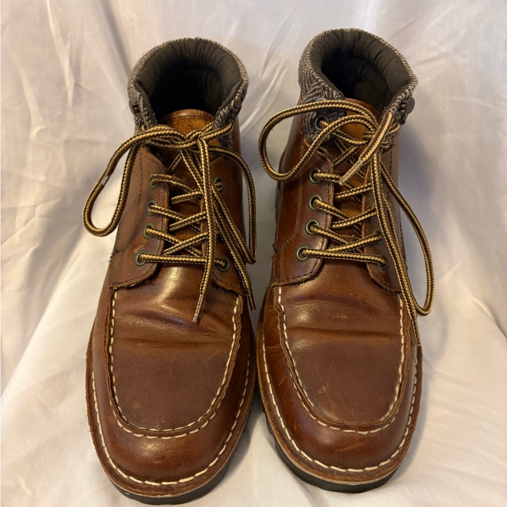 Steve Madden Men's Brown Leather Chukka Boots